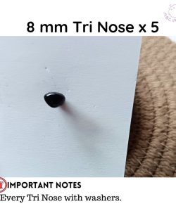 7 sizes DIY accessories for Crochet Dolls in Triangular nose - 8mm x 5