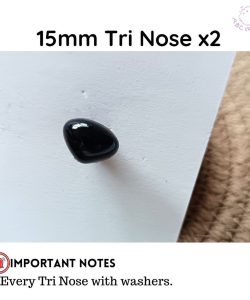 7 sizes DIY accessories for Crochet Dolls in Triangular nose - 15mm x 2