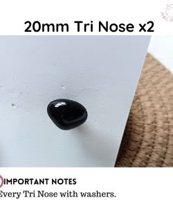 7 sizes DIY accessories for Crochet Dolls in Triangular nose - 20mm x 2